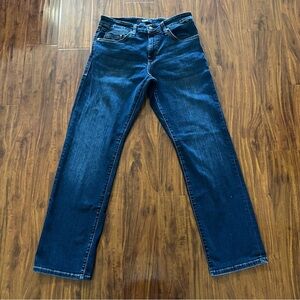 Mavi Men’s Matt Relaxed Straight Leg Dark Wash Jeans size 32 x 32